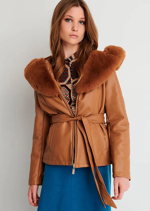 e-commerce giubbotto donna con cappuccio