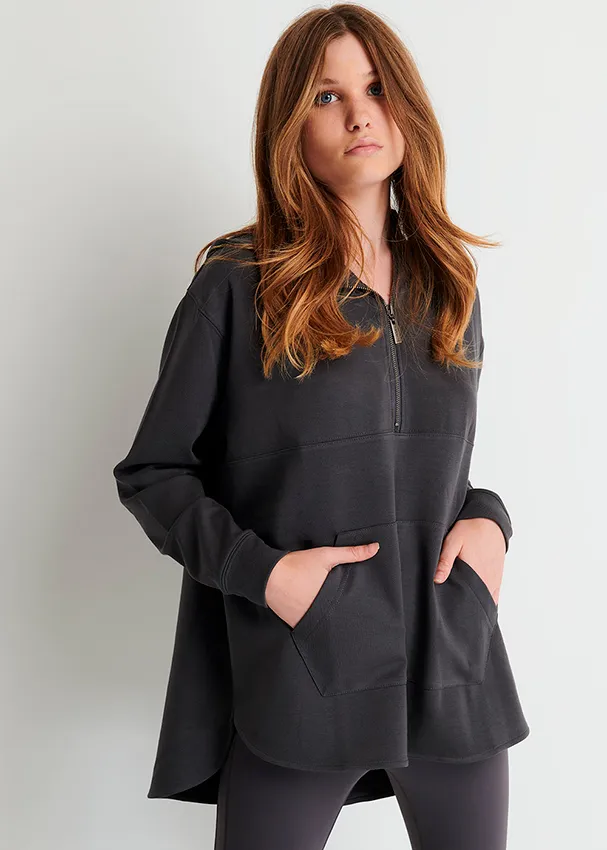 e-commerce felpa zip donna