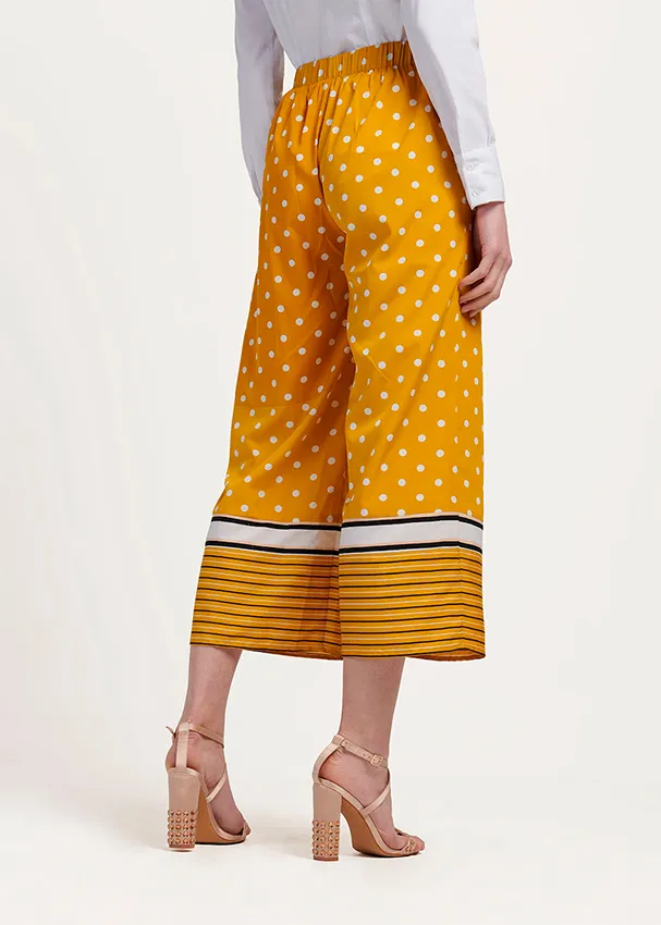 e-commerce completo pantaloni giallo donna
