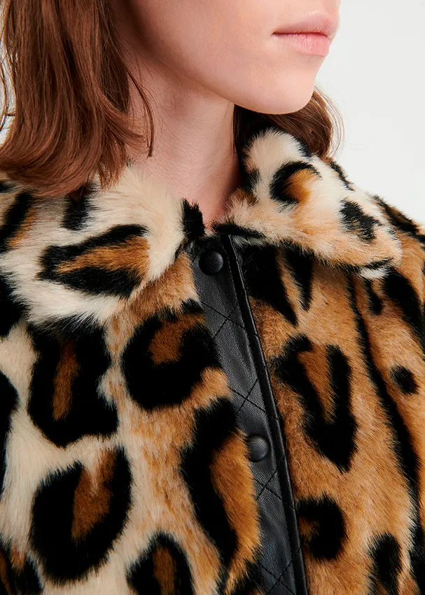 e-commerce giacca animalier pelliccia donna