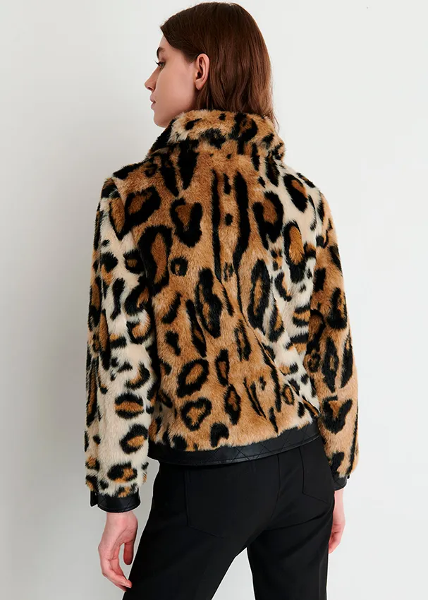 e-commerce giacca animalier pelliccia donna