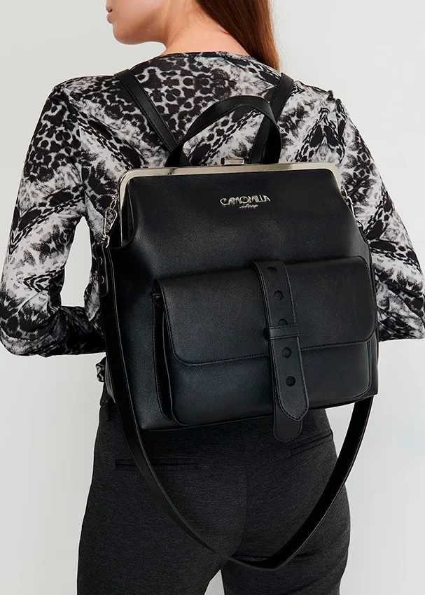 e-commerce borsa pelle nera donna