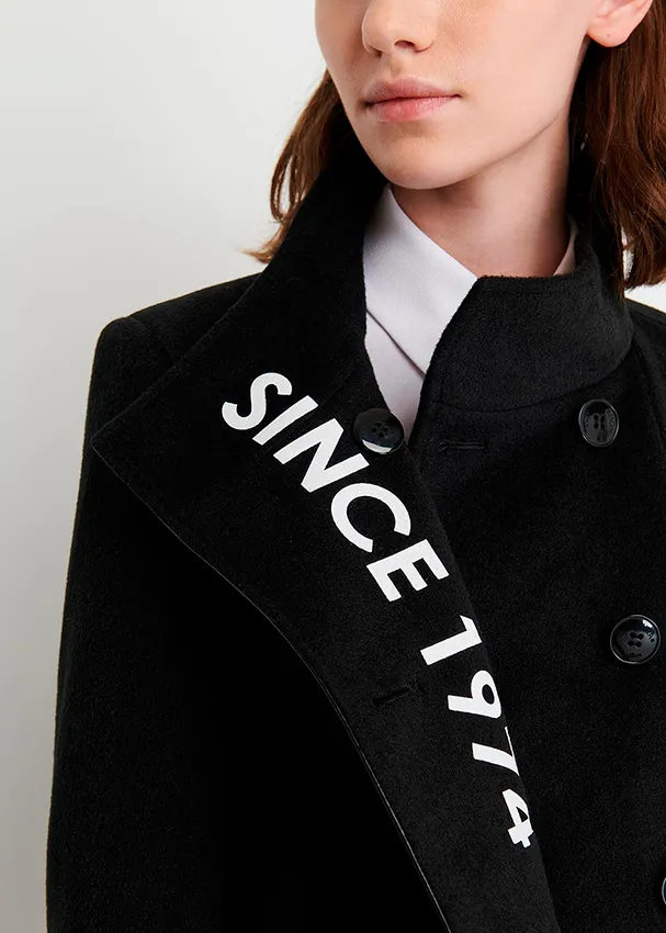 e-commerce giacca nera donna