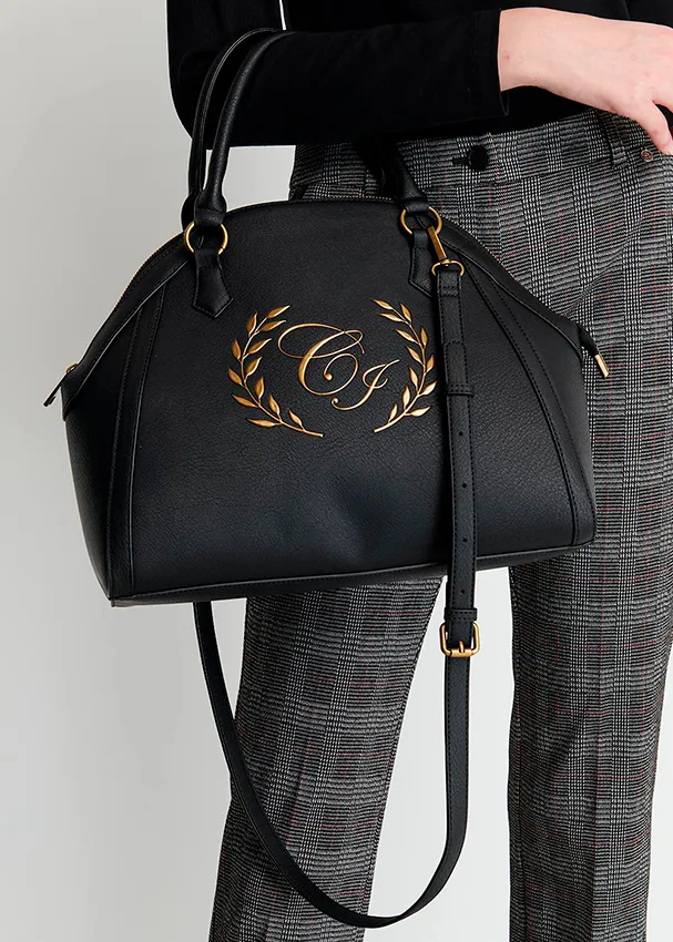 e-commerce borsa pelle nera donna