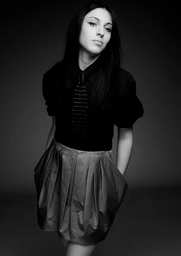 book fotografico modella