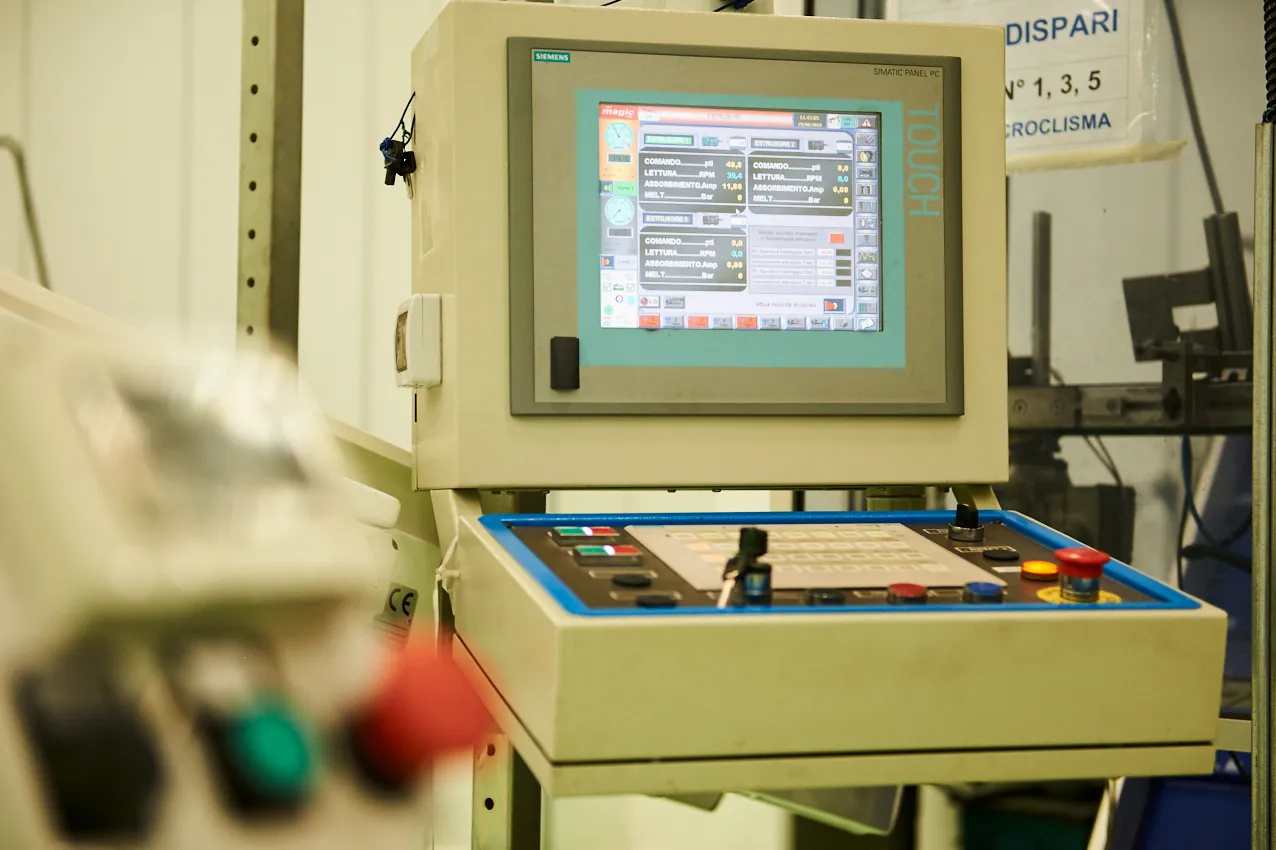 pannello di controllo industriale