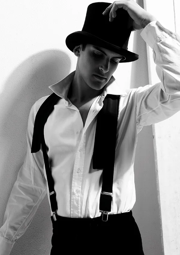 book fotografico modello uomo