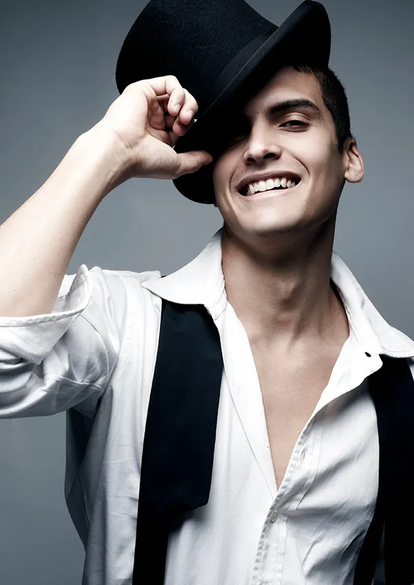 book fotografico modello uomo