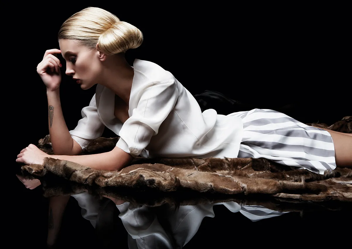 book fotografico modella