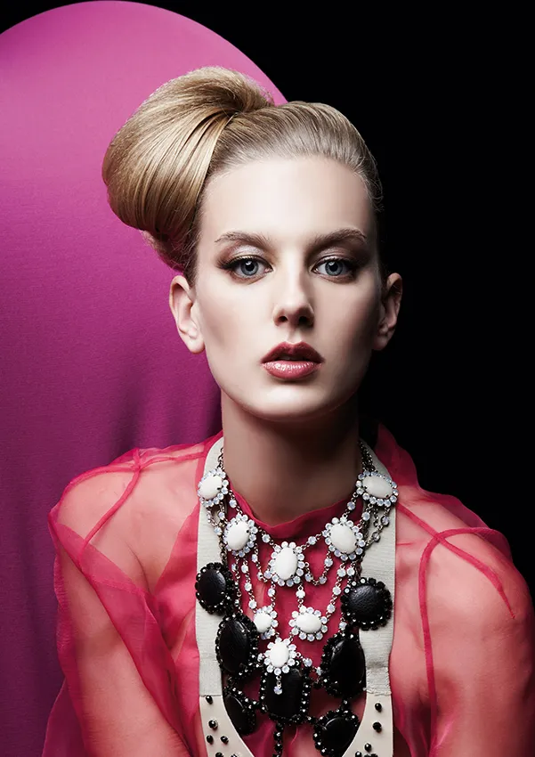 book fotografico modella