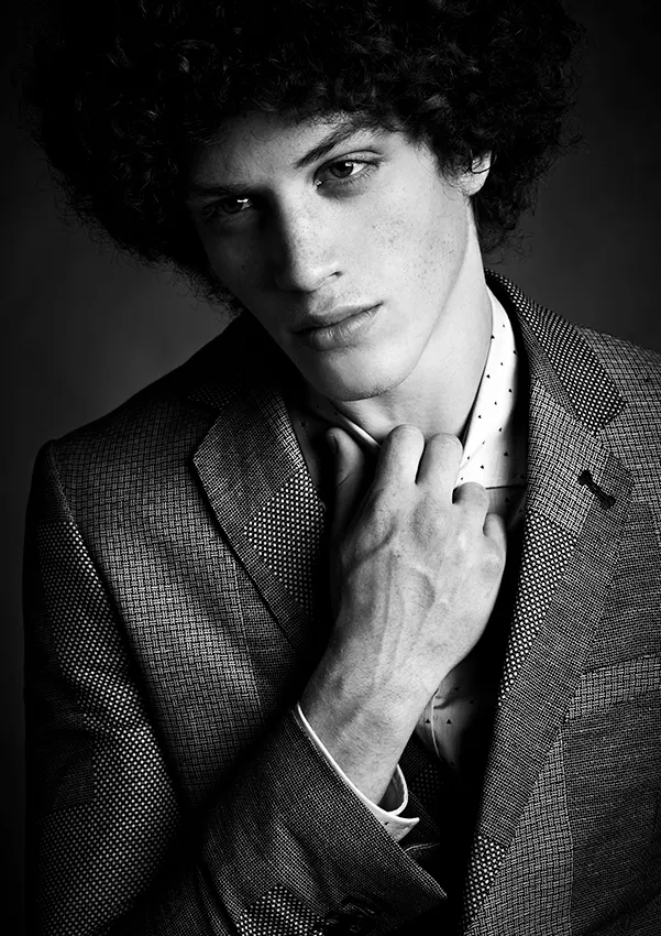 book fotografico modello uomo