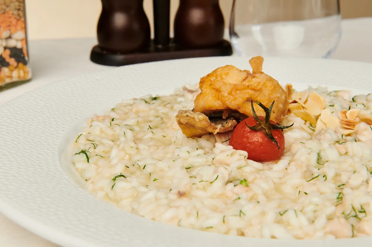 food piatto risotto ai gamberetti