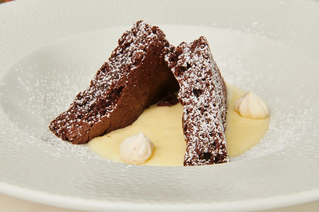 food piatto torta al cioccolato