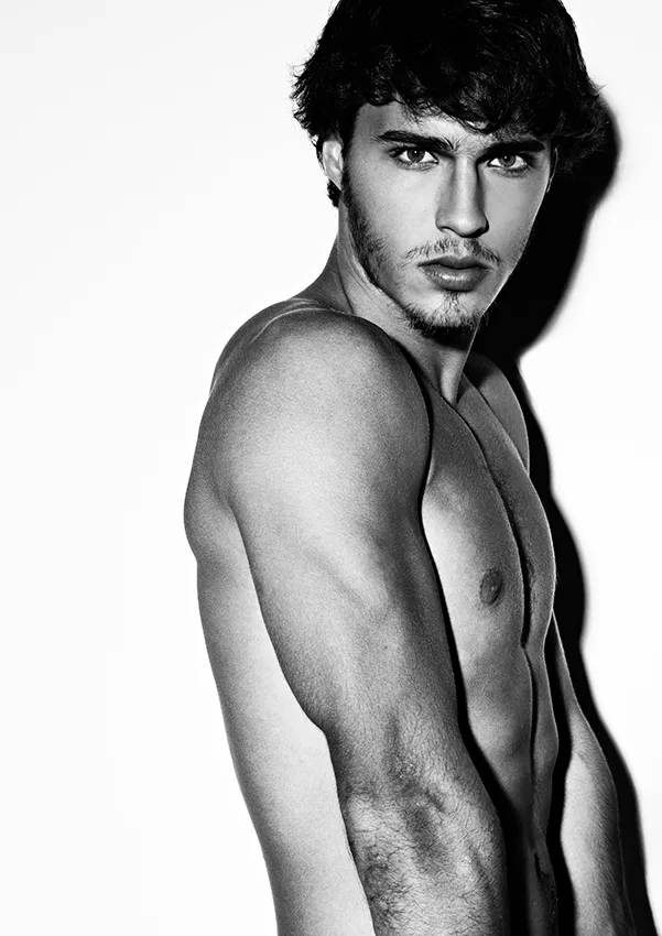 book fotografico modello uomo