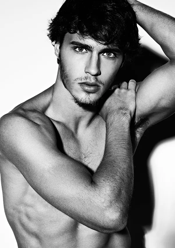 book fotografico modello uomo