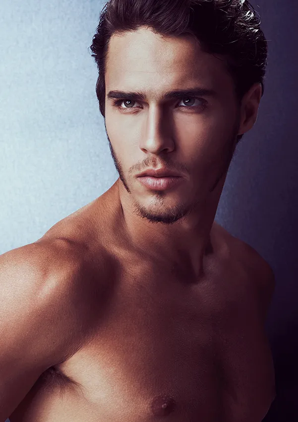 book fotografico modello uomo