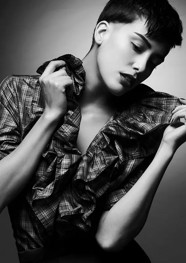 book fotografico modella