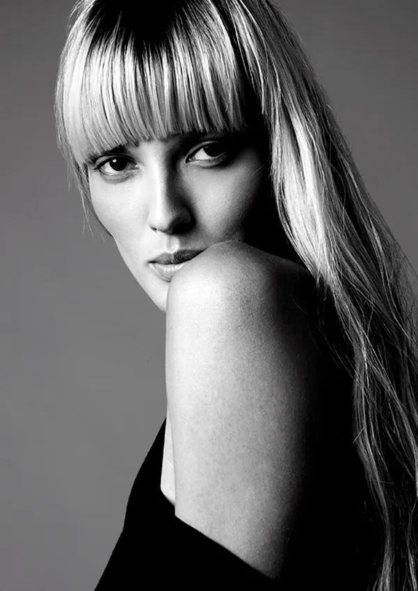 book fotografico modella