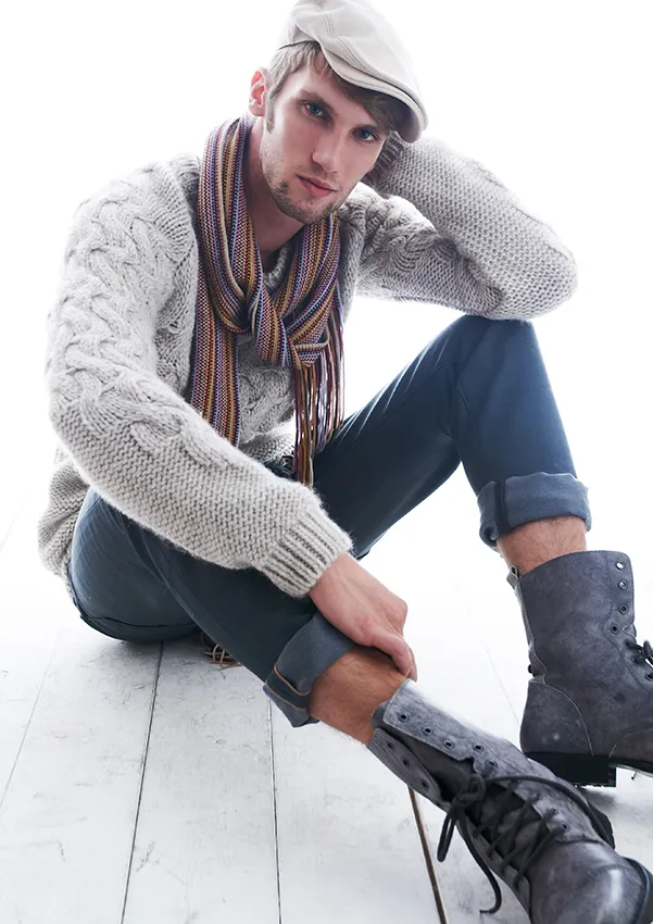 book fotografico modello uomo