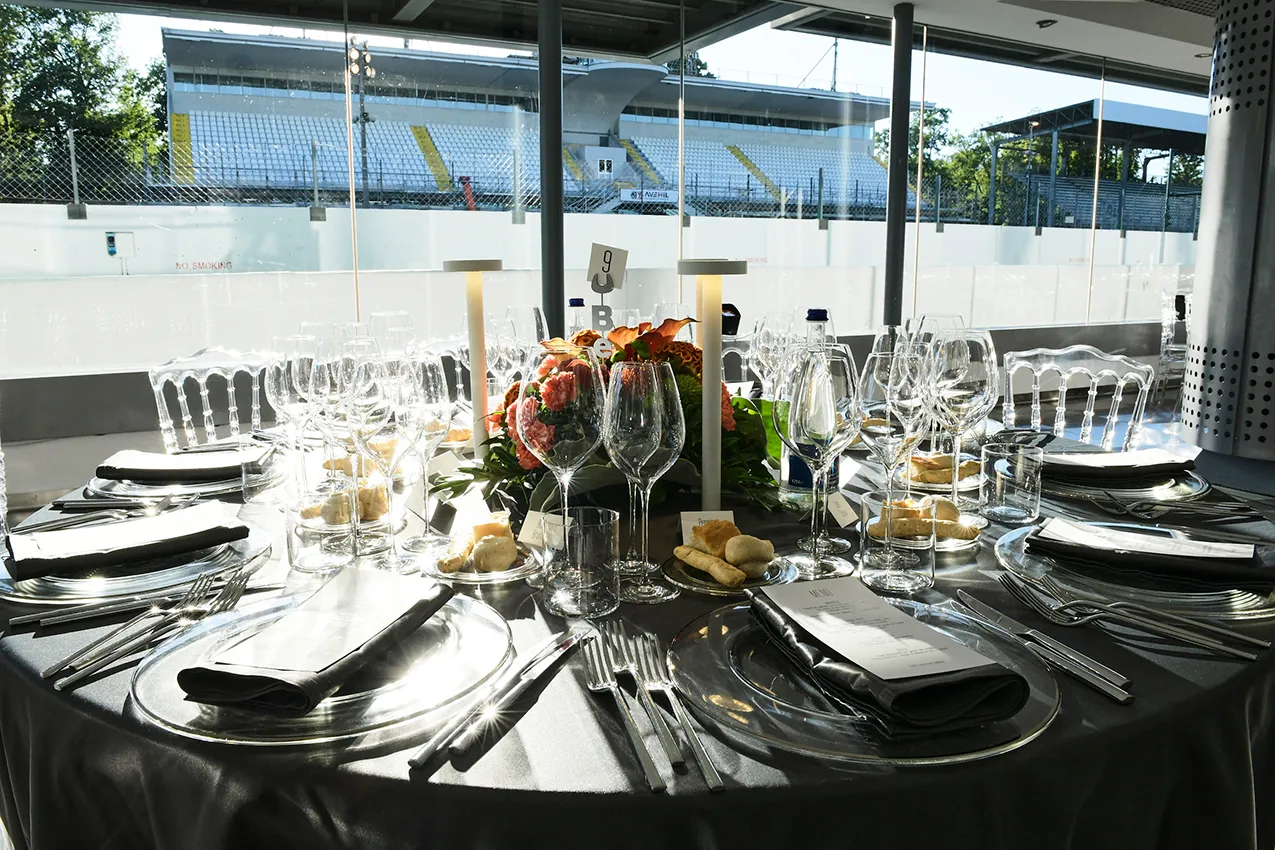 evento aziendale Beta cena di gala in autodromo di monza
