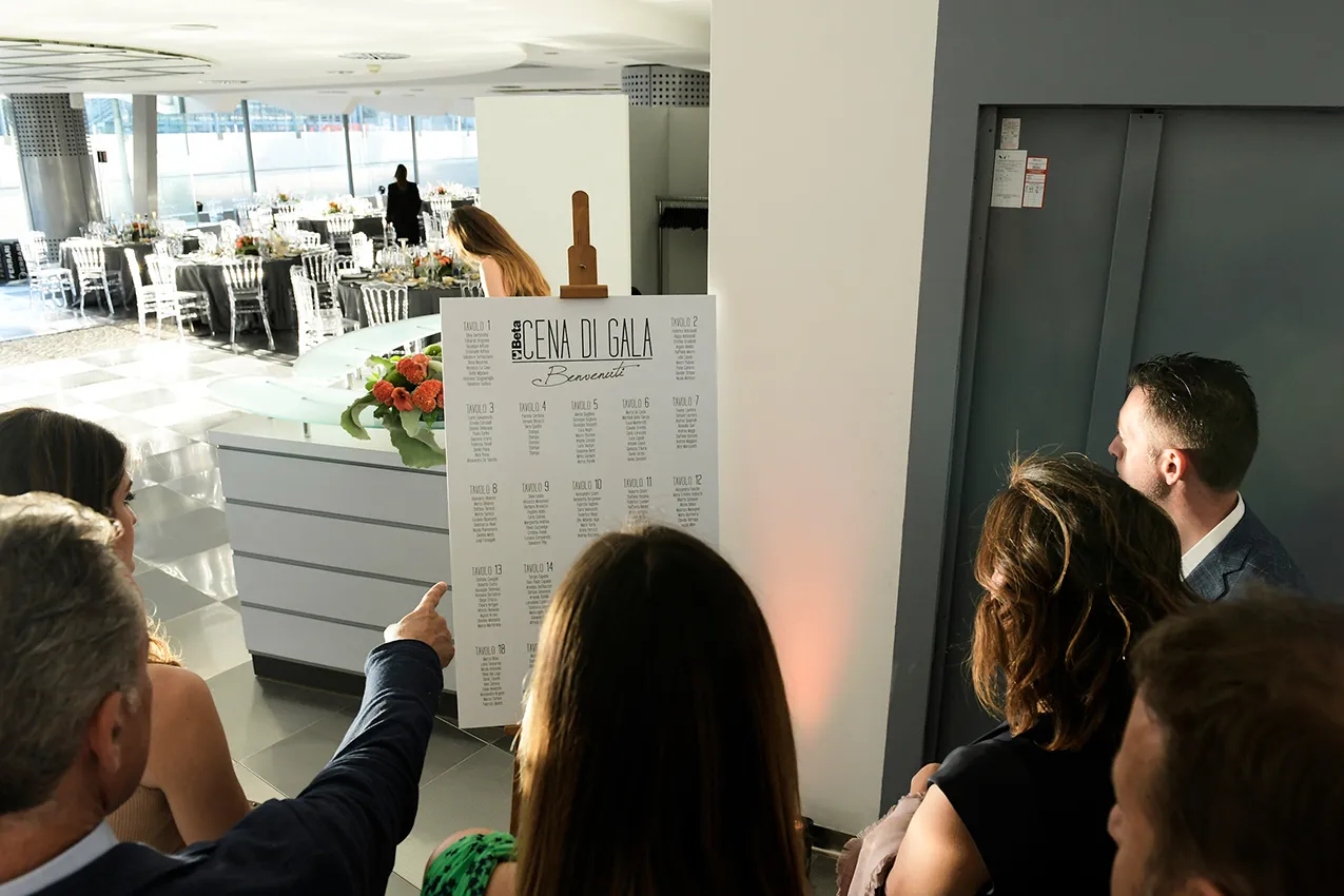 cena di gala beta in autodromo di monza