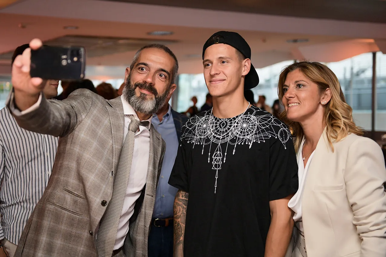 cena di gala beta in autodromo di monza con Quartararo