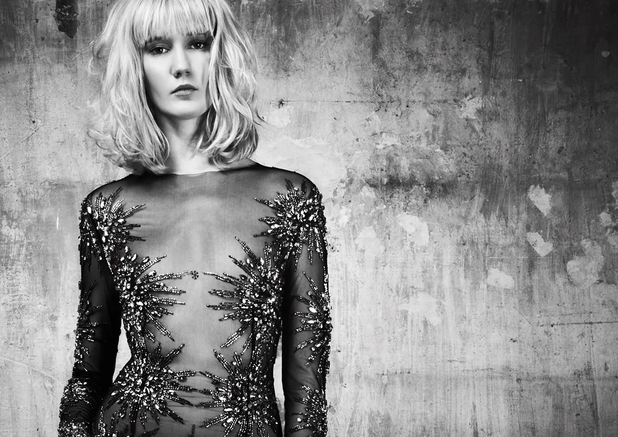 editoriale moda donna bw