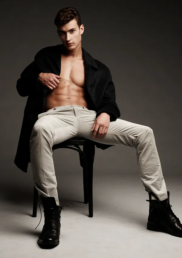 book fotografico modello uomo