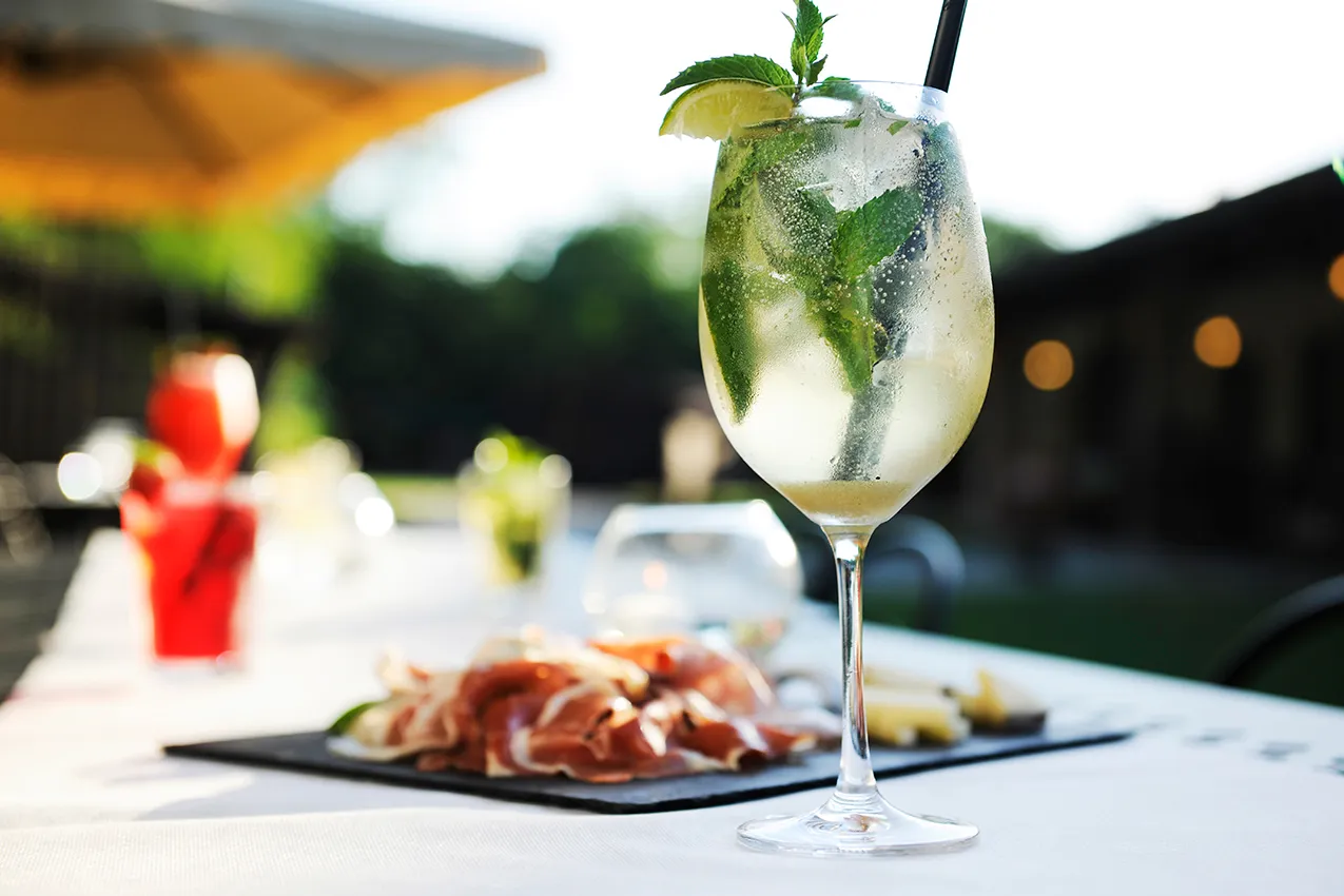 mojito aperitivo in agriturismo