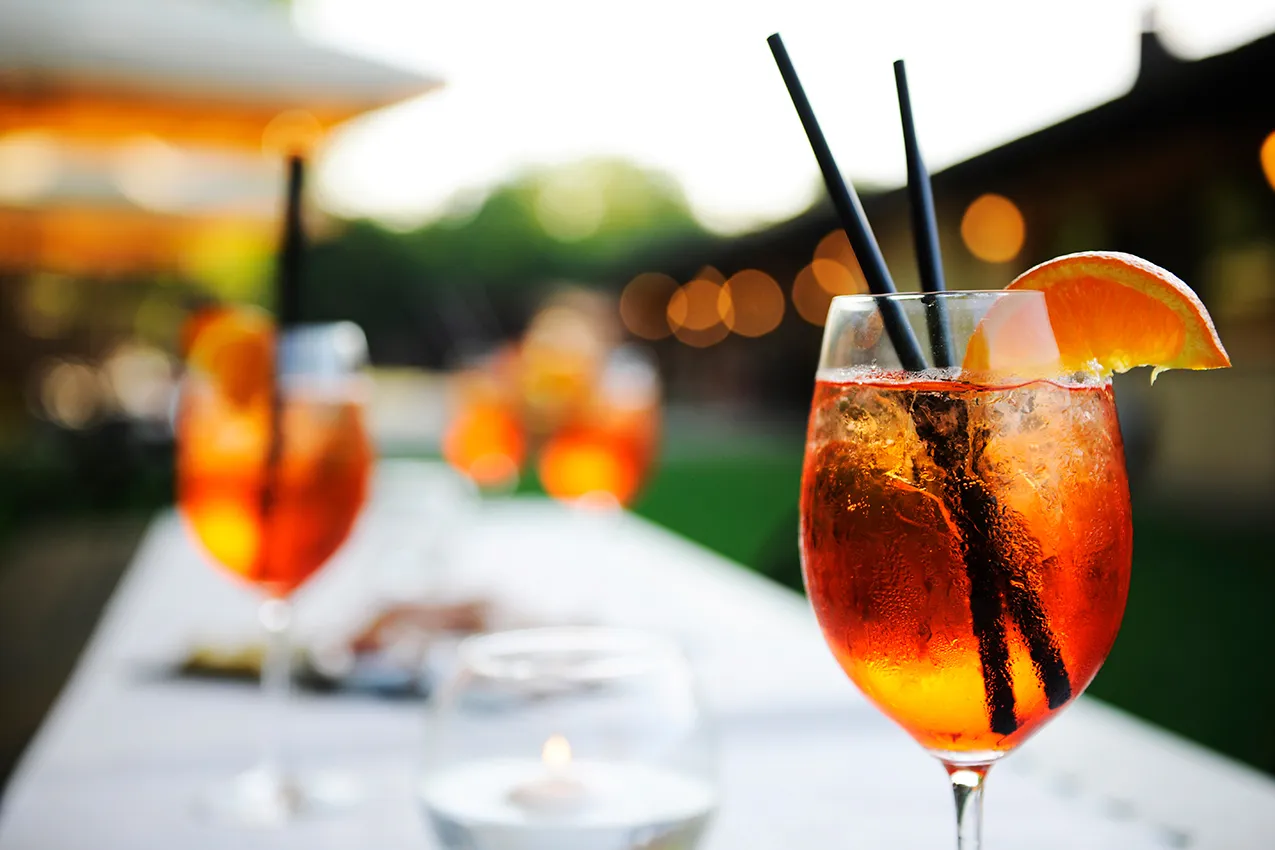 spritz aperitivo in agriturismo