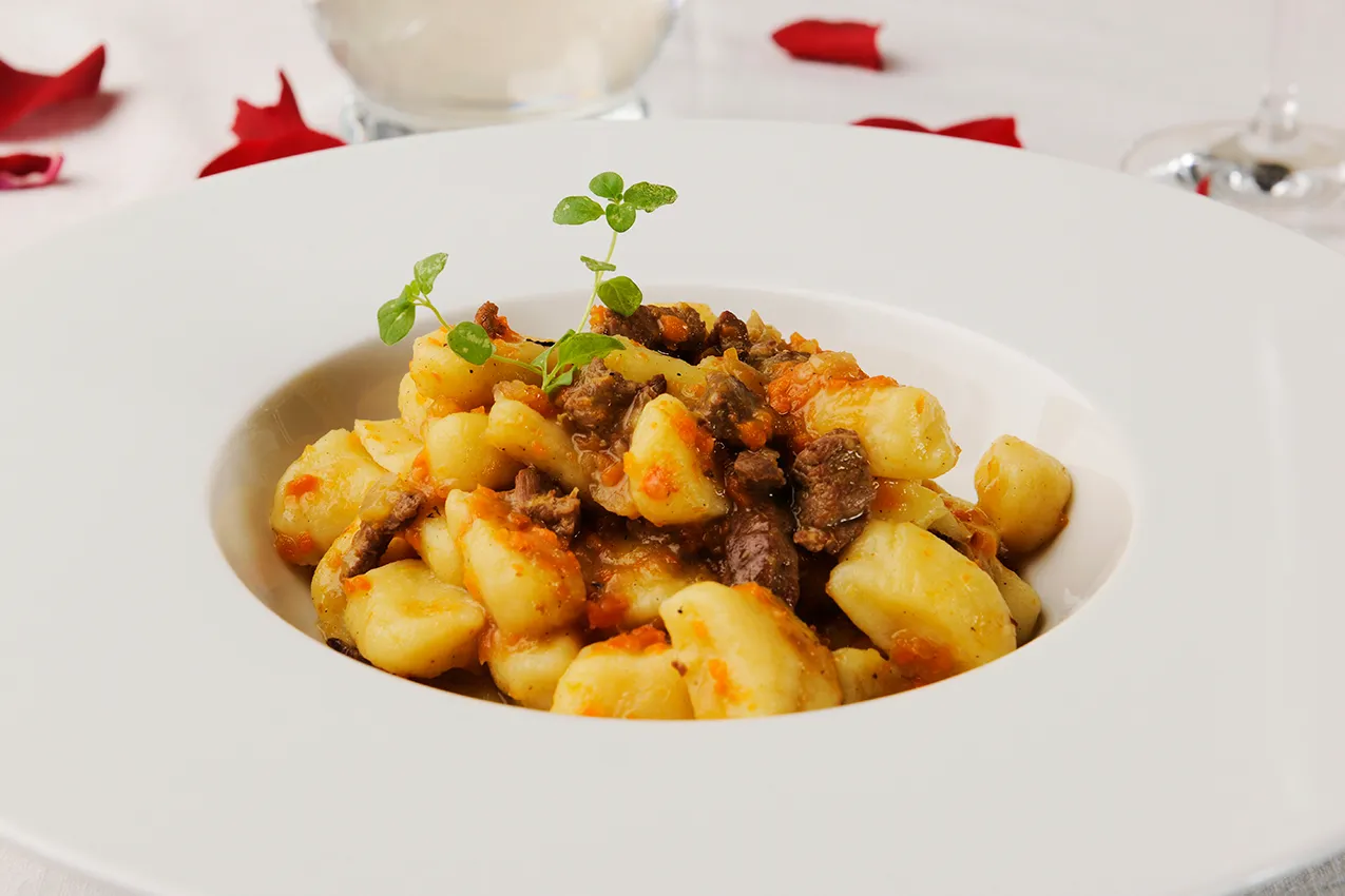 food piatto gnocchi