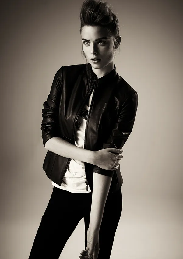 book fotografico modella