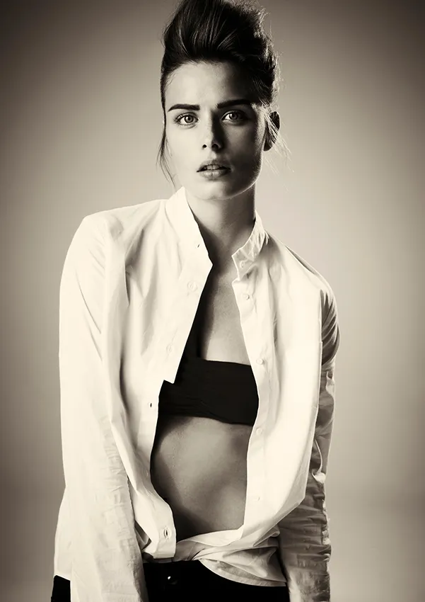 book fotografico modella