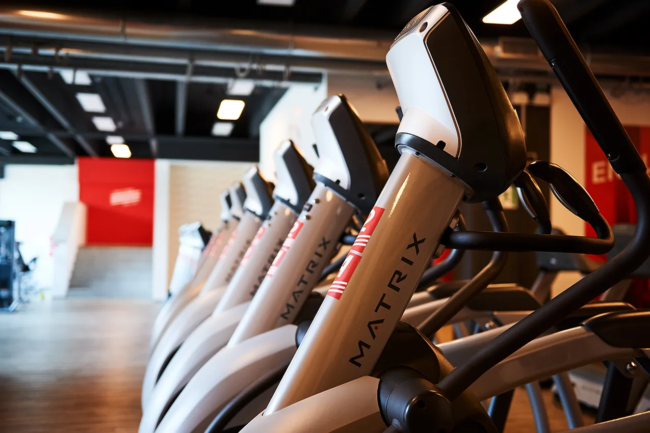 palestra area cardio cyclette ellittiche