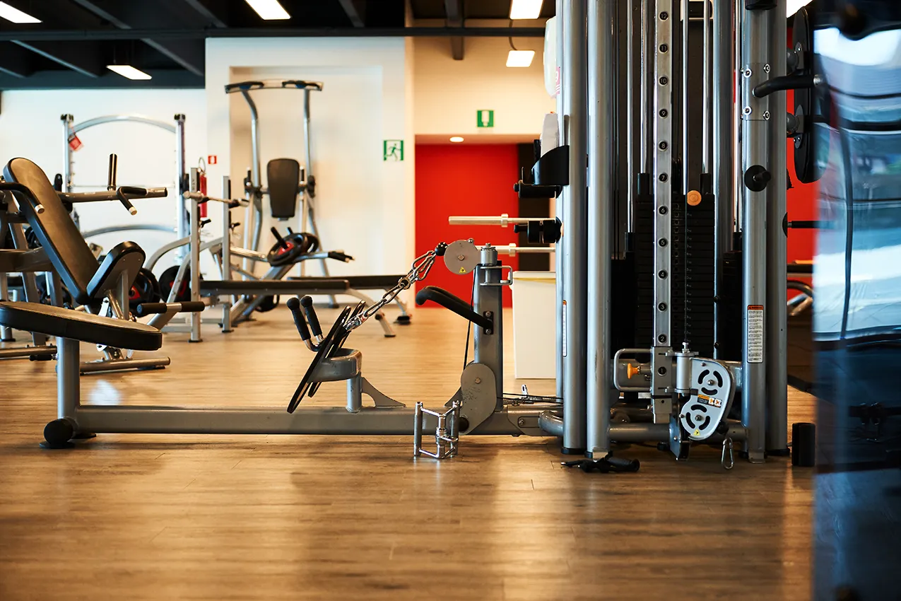 palestra area macchine